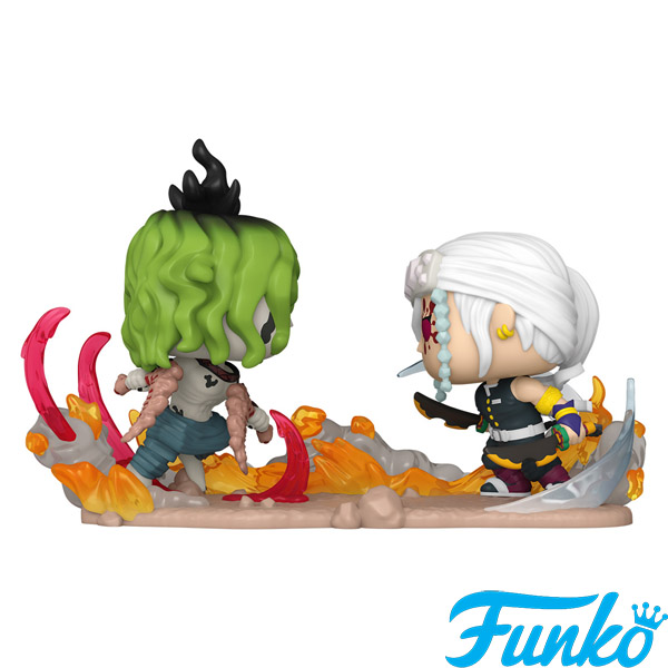 Funko POP #1753 Moment Demon Slayer Moment Tengen Uzui vs Gyutaro Figure